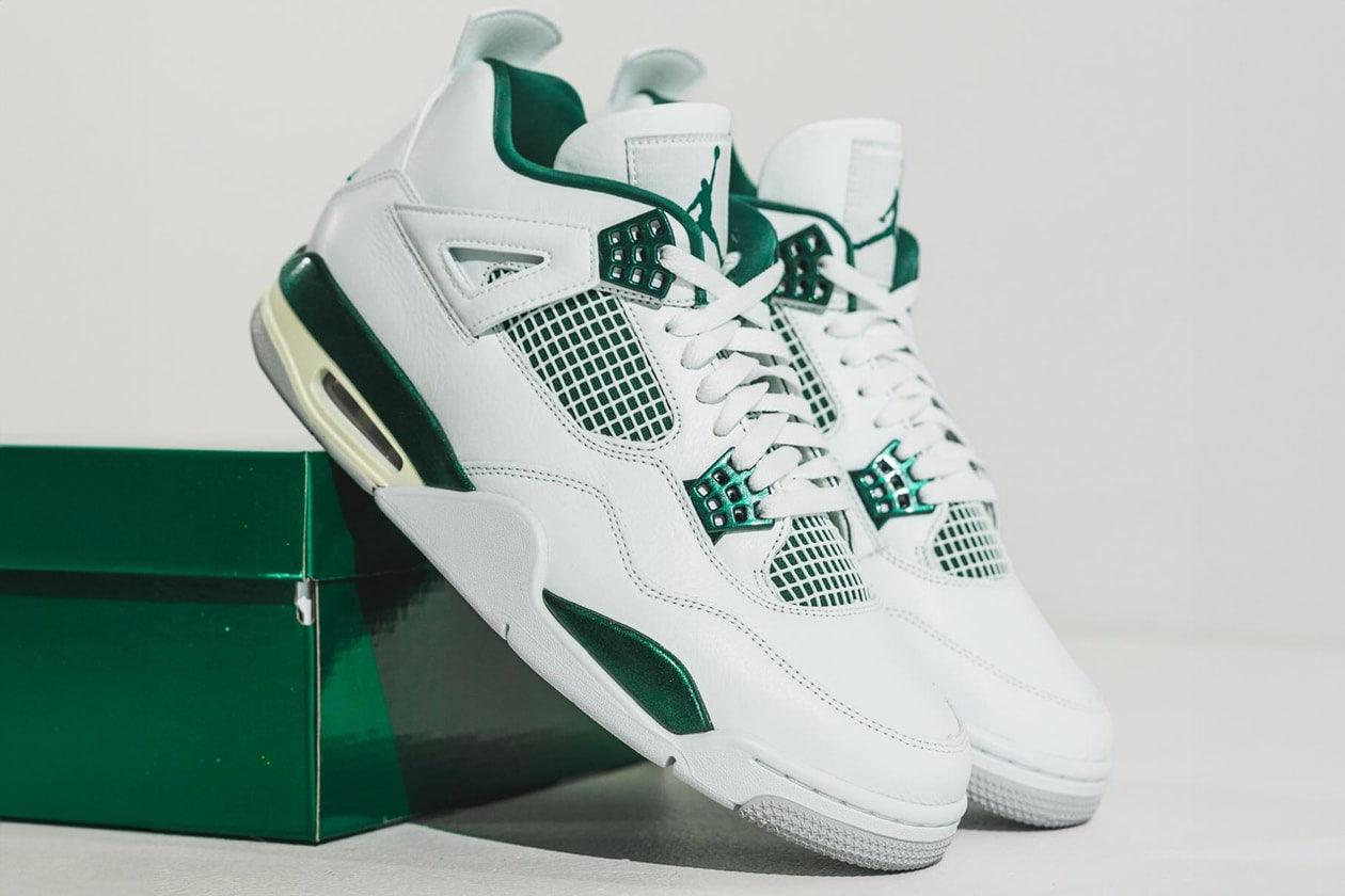 Jordan 4 Retro Oxidized Green