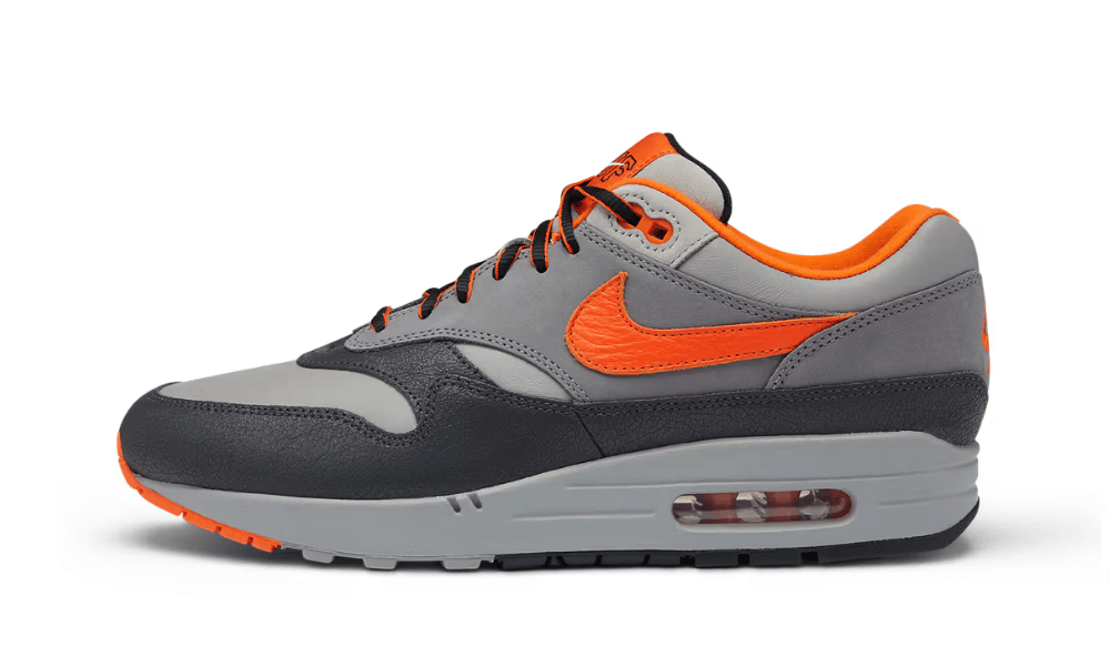 Nike Air Max 1 HUF Anthracite Brilliant Orange Nike Air Max 1 HUF Anthracite Brilliant Orange
