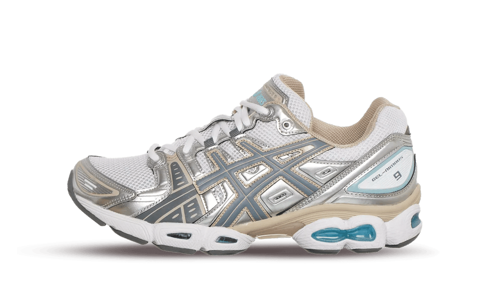 As*ic*s gel-nimbus 9 ''white steel grey'' As*ic*s gel-nimbus 9 ''white steel grey''