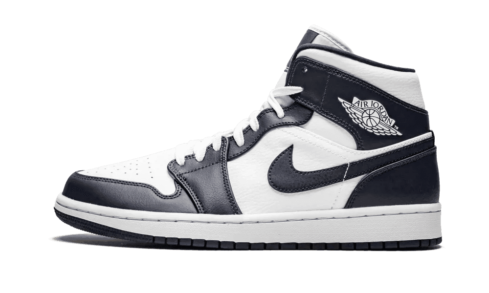 Jordan 1 Mid ''White Metallic Gold Obsidian'' Jordan 1 Mid ''White Metallic Gold Obsidian''