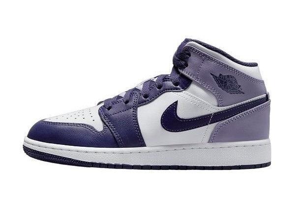 Jordan 1 Mid White Sky J Purple (GS) Jordan 1 Mid White Sky J Purple (GS)