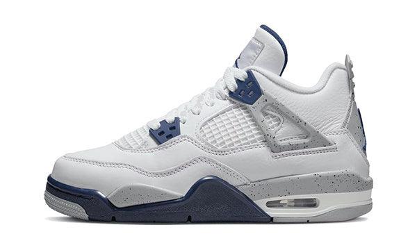 Jordan 4 Retro White ''Midnight Navy'' GS Jordan 4 Retro White ''Midnight Navy'' GS